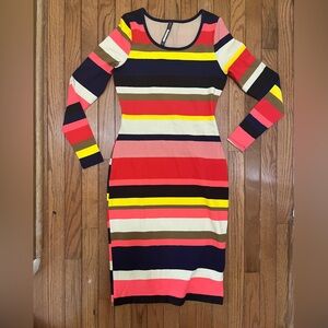 Tracy Reese Anthropologie Stripped Sweater Dress